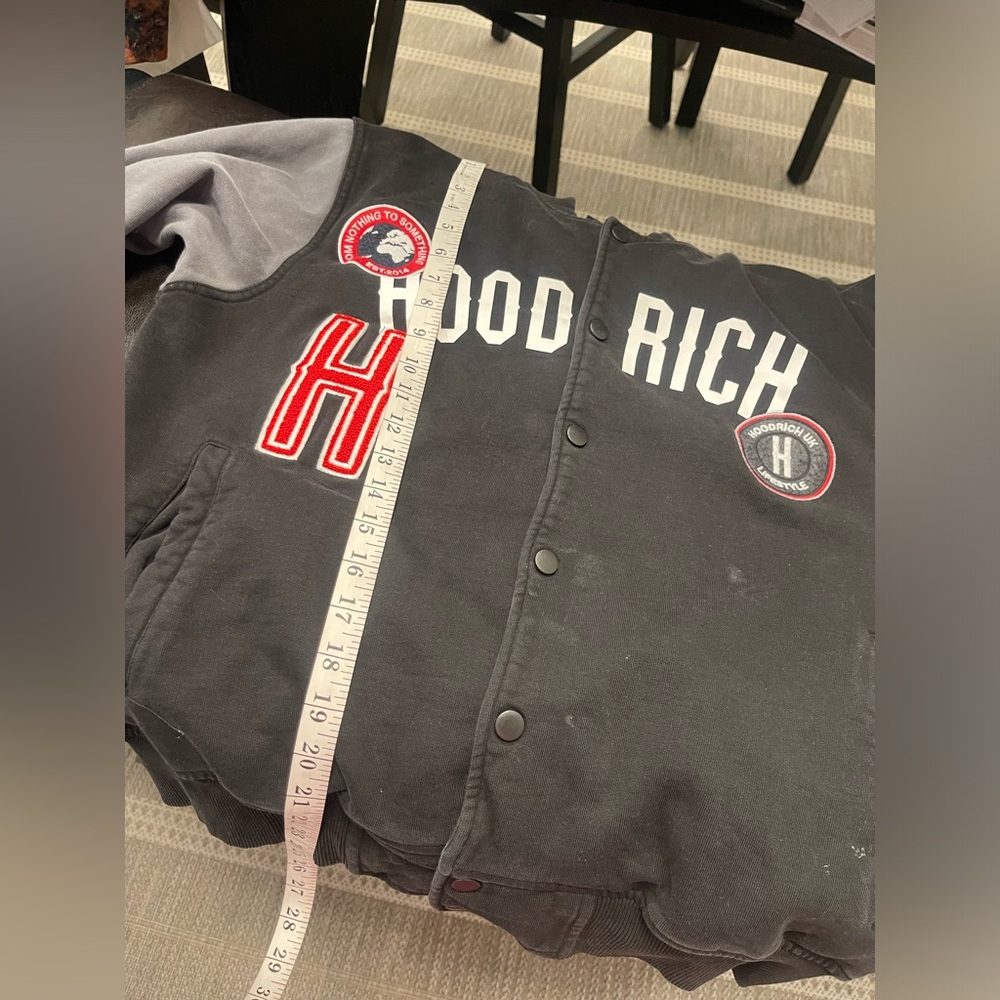 HOOD RICH Men’s Pacific Varsity Jacket Size M - Picture 6 of 7